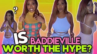 IS BADDIEVILLE WORTH THE HYPE  A TRUTHFUL TRYON HAUL [upl. by Acissaj808]