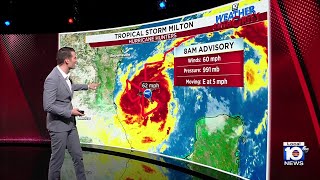 Tropical Storm Milton to strengthen into hurricane [upl. by Atiuqa]