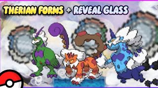 HOW TO GET THUNDURUS LANDORUSM AND TORNADOS THERIAN FORMS  REVEAL GLASS [upl. by Harhay]