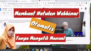 Cara Membuat NotulenCatatan Webbinar Otomatis Tanpa Perlu Mengetik [upl. by Loriner]