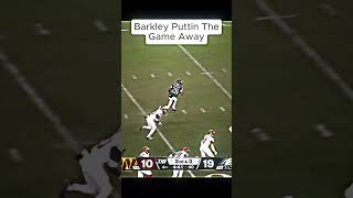 Saquon Barkley Seals the Game with a 39 Yard TD Run shorts [upl. by Sineray39]