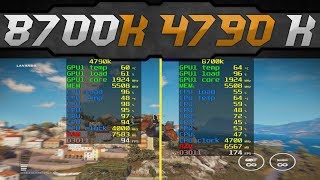 Core i7 8700K vs Core i7 4790K stock Benchmarks  Gaming Tests 2018 [upl. by Jar501]