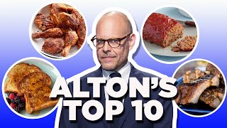 Alton Browns Top 10 Recipe Videos  Good Eats  Food Network [upl. by Ainattirb271]