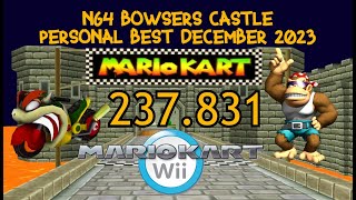 N64 Bowsers Castle Personal Best Time December 2023 237831 [upl. by Shanahan]