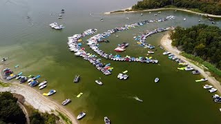 2022 Annual Eagle Mountain Lake Tie Up  Party Cove [upl. by Nazler]