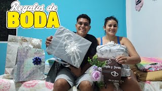 ABRIENDO LOS REGALOS DE NUESTRA BODA con MI ESPOSO ❤️ MUCHAS GRACIAS A TODOS [upl. by Loggia520]