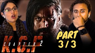 KGF CHAPTER 2 Movie Reaction Part 3 amp Review  Yash  Sanjay Dutt  Raveena Tandon [upl. by Adkins]