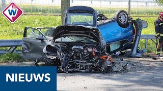 Gewonden na ernstig ongeluk op A12 bij Zevenhuizen [upl. by Relyhs]