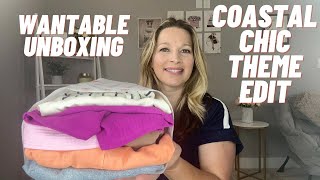 WANTABLE Unboxing amp Try On  Coastal Chic Style Box  Theme Edit Review amp Try on [upl. by Hughett]