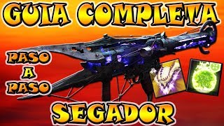 GUIA COMPLETA ¿Como conseguir el lanzacohetes SEGADOR Destiny 2 Shadowkeep [upl. by Enirhtak]