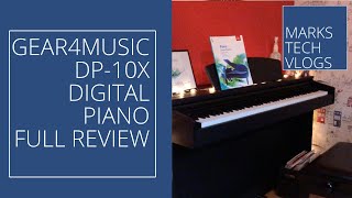 Gear4Music DP10X Digital Piano Full Review with Demo [upl. by Amlev]