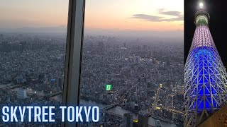 TOKYO SKYTREE TOWER  WATCHING THE SUNSET AT 450 METERS UP TOP [upl. by Audwen]