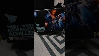 Unboxing SNAA Aegis Knight Achilles model kit plamo gunpla mech gunplamodeler snaa [upl. by Nanah]