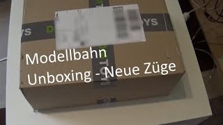 Modelleisenbahn  großes Paket Unboxing  4 neue Züge für die Spur N Anlage [upl. by Mongeau]