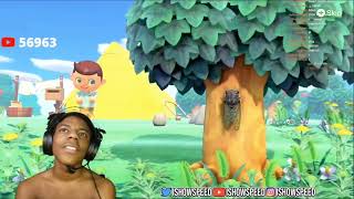 Ishowspeed plays animal crossing new horizons [upl. by Magdaia]