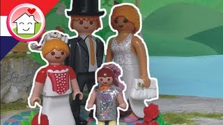 Playmobil video Nederlands De bruiloft van commissaris Overbeck en Sarah [upl. by Eitac]