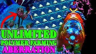 UNLIMITED POLYMER FARM on Aberration in Ark Survival Ascended How To Farm 100000s of Polymer in 10s [upl. by Sergeant]