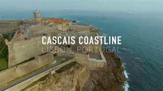 4K Drone Video of Cascais Coastline in Lisbon [upl. by Iot]