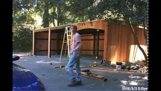 Building a Carport  Timelapse [upl. by Velvet]