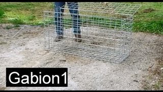 How to assemble a gabion basket in 4 minutes [upl. by Fifi]