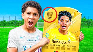 I Made Kid Ronaldo Take A Pro Football Test How Good is he [upl. by Eserehs]