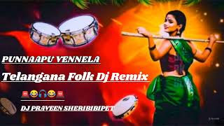 PUNNAAPU VENNELA VALALO DJ song 🎧use Headset 🚨 Telangana Folk Dj Remix by Dj PRAVEEN SHERIBIBIPET [upl. by Suolkcin944]