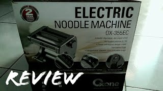 Review Electric Noodle Machine OX355EC Oxone [upl. by Ytsirc511]