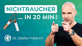 Rauchfrei sein  ohne Entzug amp Gewichtszunahme  Dr Stefan Frädrich [upl. by Akkire485]