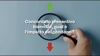 Concordato preventivo biennale qual è limpatto del condono [upl. by Suedama]