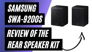 Samsung SWA 9200s Wireless Rear Speaker Kit Review [upl. by Lewis]