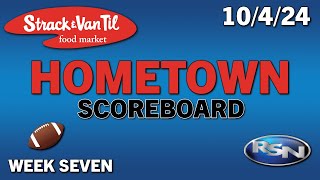 Strack amp Van Til Hometown Scoreboard Football  FINALS  Week 7  10424 [upl. by Liarret]