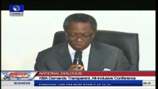 NATIONAL DIALOGUE NBA Demands Transparent AllInclusive Conference [upl. by Esmeralda]