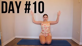 Day 10 30 Min Pilates 30 Day Workout Challenge At Home No Equipment [upl. by Wileen]