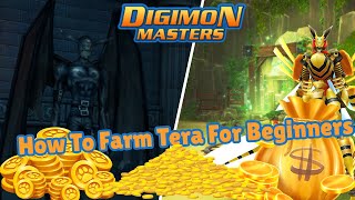 How To Farm Tera for Beginners in DMO  Digimon Masters Online Tera Farming Guide [upl. by Adnaugal]