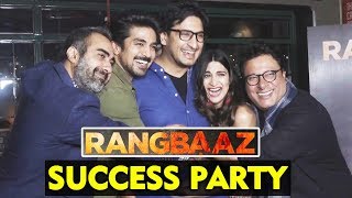 RANGBAAZ Web Series Success Party  Saqeeb Salim Aahana Kumra Ranveer Shorey [upl. by Adnalue]