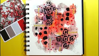 Colorful Abstract with watercolor [upl. by Haldi]