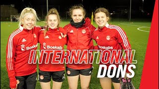 International Dons  AFC Women talk call ups and the SWPL season restart [upl. by Dadirac]