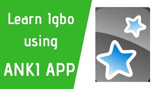 How to use the Anki app to learn Igbo language [upl. by Ytitsahc19]