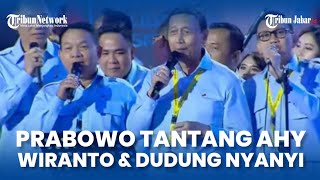 Prabowo Tantang Jenderal Wiranto dan Dudung Nyanyi di Acara GSN AHY Juga Diminta Naik Panggung [upl. by Ahsein]