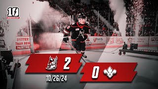 Highlights 102624 TroisRivieres Lions 0  Adirondack Thunder 2 [upl. by Obeded]