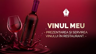 Prezentarea și servirea vinului în restaurant [upl. by Einnaoj]