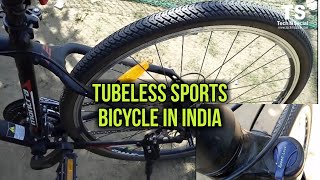 Tubeless Sports Bicycle in India all Details by Tech N Social Indian Cycle [upl. by Hinkle149]