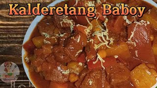 Kalderetang Baboy Recipe by ChiFoods [upl. by Nolla]