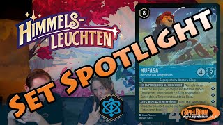 Lorcana Set Spotlight  Himmelsleuchten  Sapphire  SpielRaum Deutsch [upl. by Jermaine]