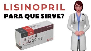 LISINOPRIL que es y para que sirve lisinopril como tomar lisinopril 20 mg tablets [upl. by Ahsiekel732]