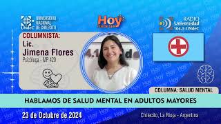 20241023  HOY Puede ser  COLUMNA SALUD MENTAL ¿QUÉ PASA CON LOS ADULTOS MAYORES [upl. by Pip]