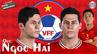 Que Ngoc Hai face PES 2021 Vietnam NISZ Gaming  PES 2020  Face Build PES [upl. by Hollerman]