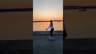 Beautiful SUNRISE in Medulin croatia medulin rollerskating travel motivation sunrise [upl. by Airotal]