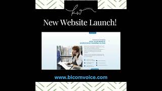 New Website Launch Bicom Voice [upl. by Neill]