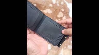 Twin Fold Leather Wallet Handcrafted Leather Edition leather fashion wallet leathercraft [upl. by Oiludbo664]